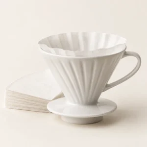 V60-as kerámia filtertölcsér szett – Szemes & Leveles